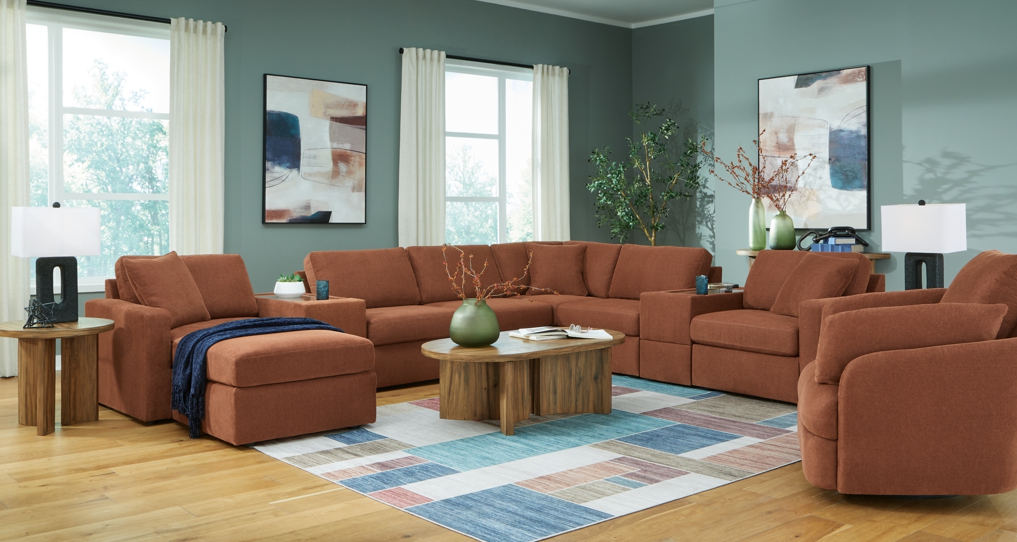 Signature Design by Ashley Modmax Living Room Set