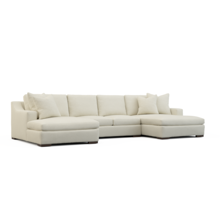 3-Piece Sectional with Chaises