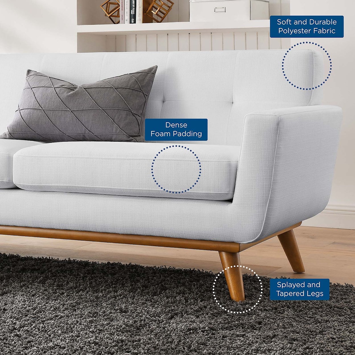 Modway Engage L-Shaped Sectional Sofa