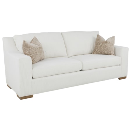 Sofa with 2 Throw Pillows