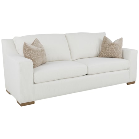 Sofa with 2 Throw Pillows