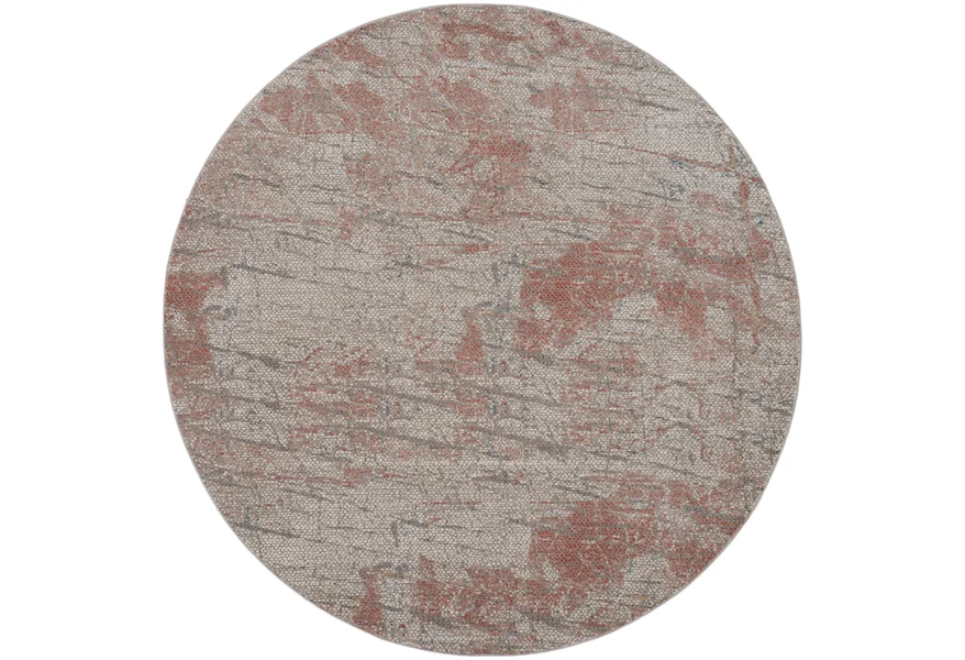Rustic Textures 7'10" Round  Rug by Nourison at Sprintz Furniture