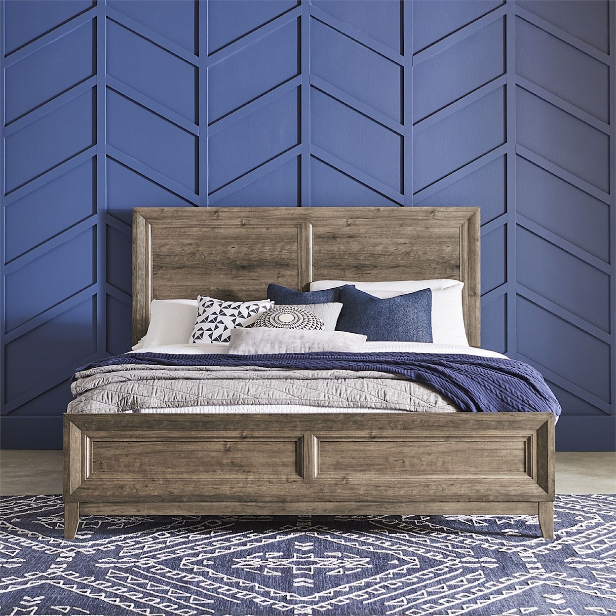 Liberty Furniture Ridgecrest King Panel Bed