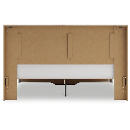 King Panel Storage Bed