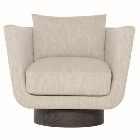 Gemma Leather Swivel Chair