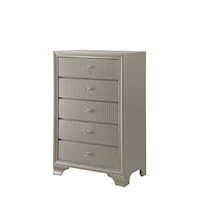 Glam Five Drawer Chest
