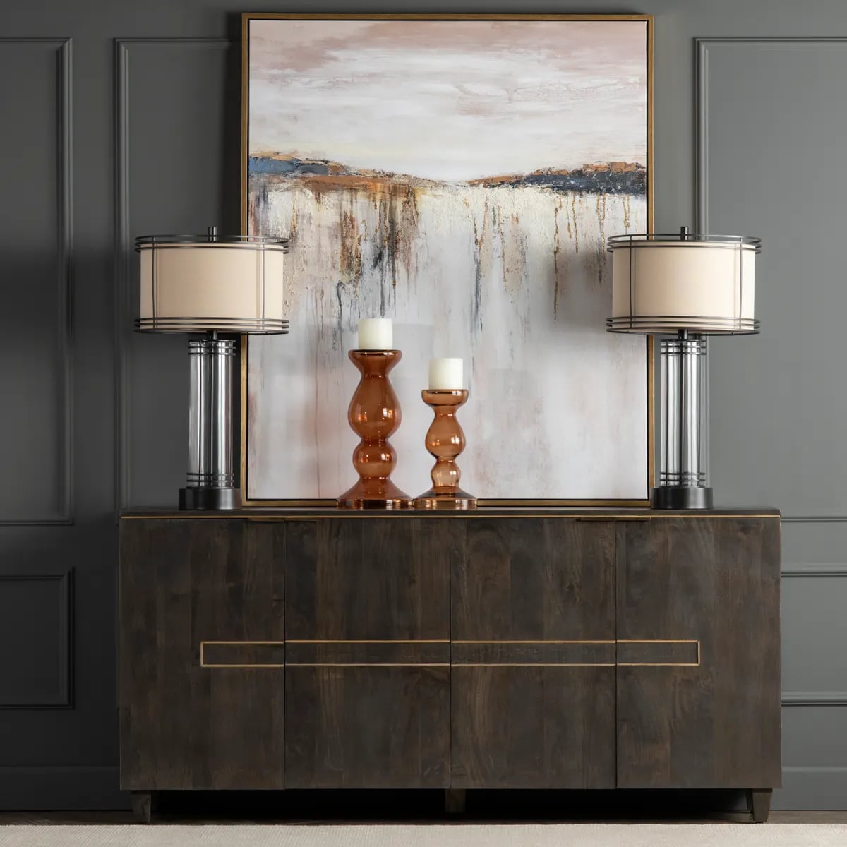 Crestview Collection Brooks Brooks Framed Canvas