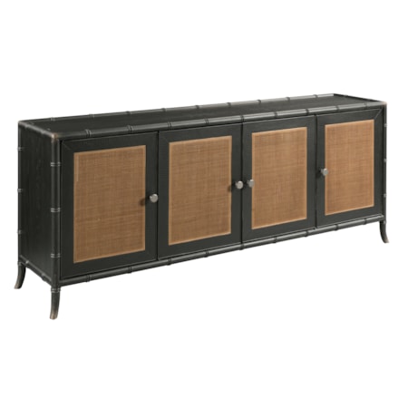 4-Door Entertainment Credenza