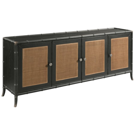 4-Door Entertainment Credenza