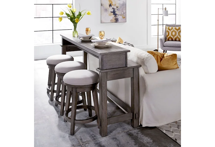 Modern Farmhouse 4 Piece Set by Liberty Furniture at VanDrie Home Furnishings