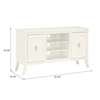 Accentrics Home Accents Modern 2 Door TV Console in White