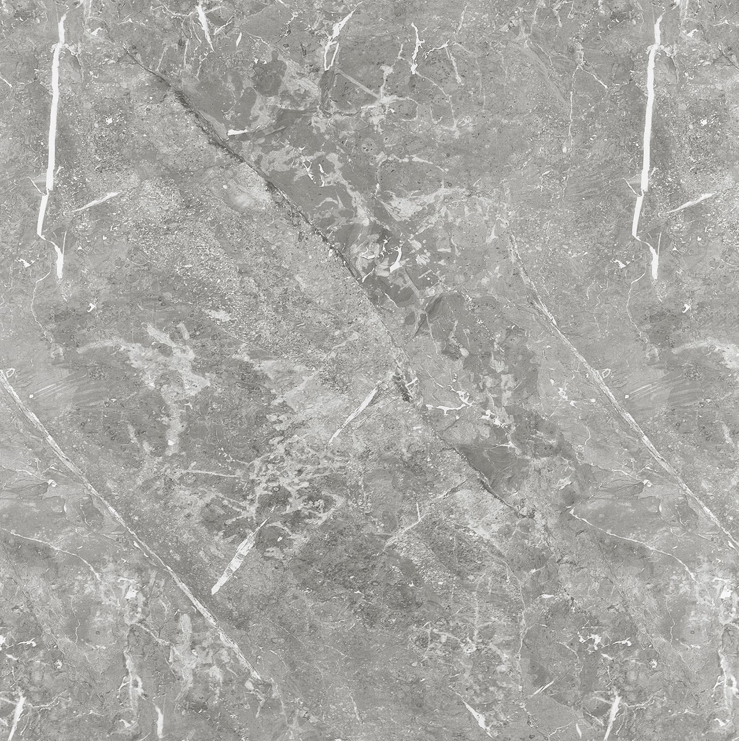 C-shaped Side Table USB Charging Faux Marble