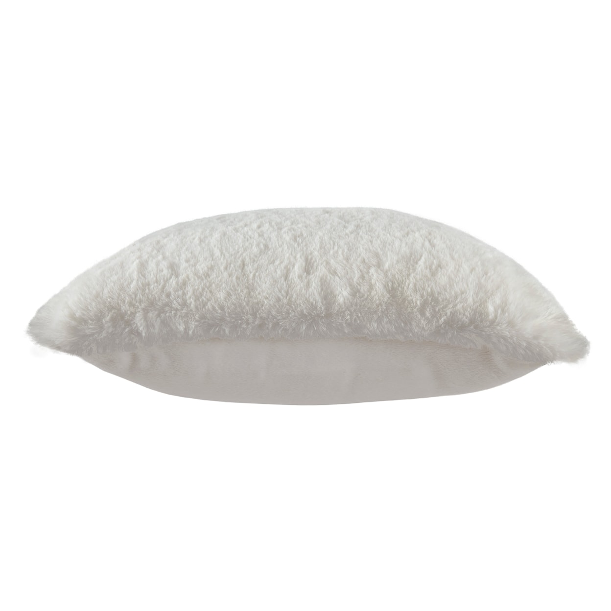 Signature Design by Ashley Gariland Gariland White Faux Fur Pillow