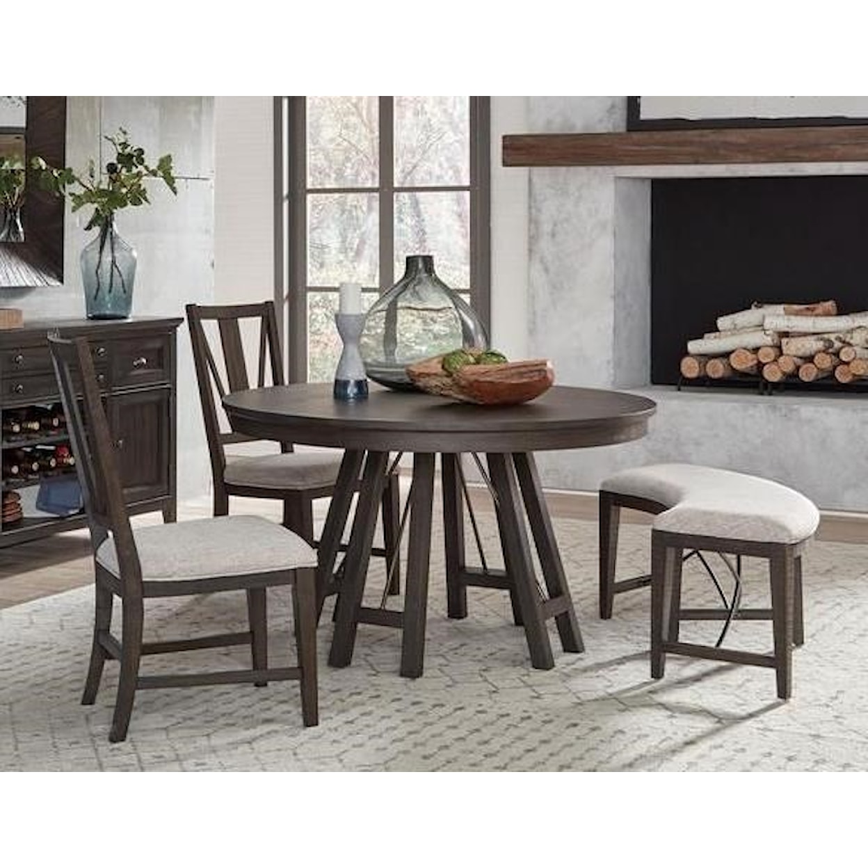 Magnussen Home Westley Falls Dining 4-Piece Table Set