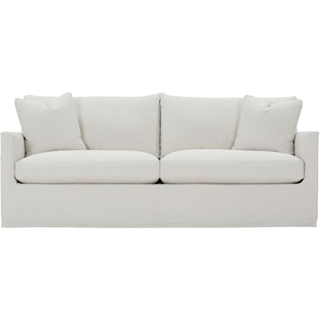 Slipcovered 88&quot; 2 Cushion Sofa