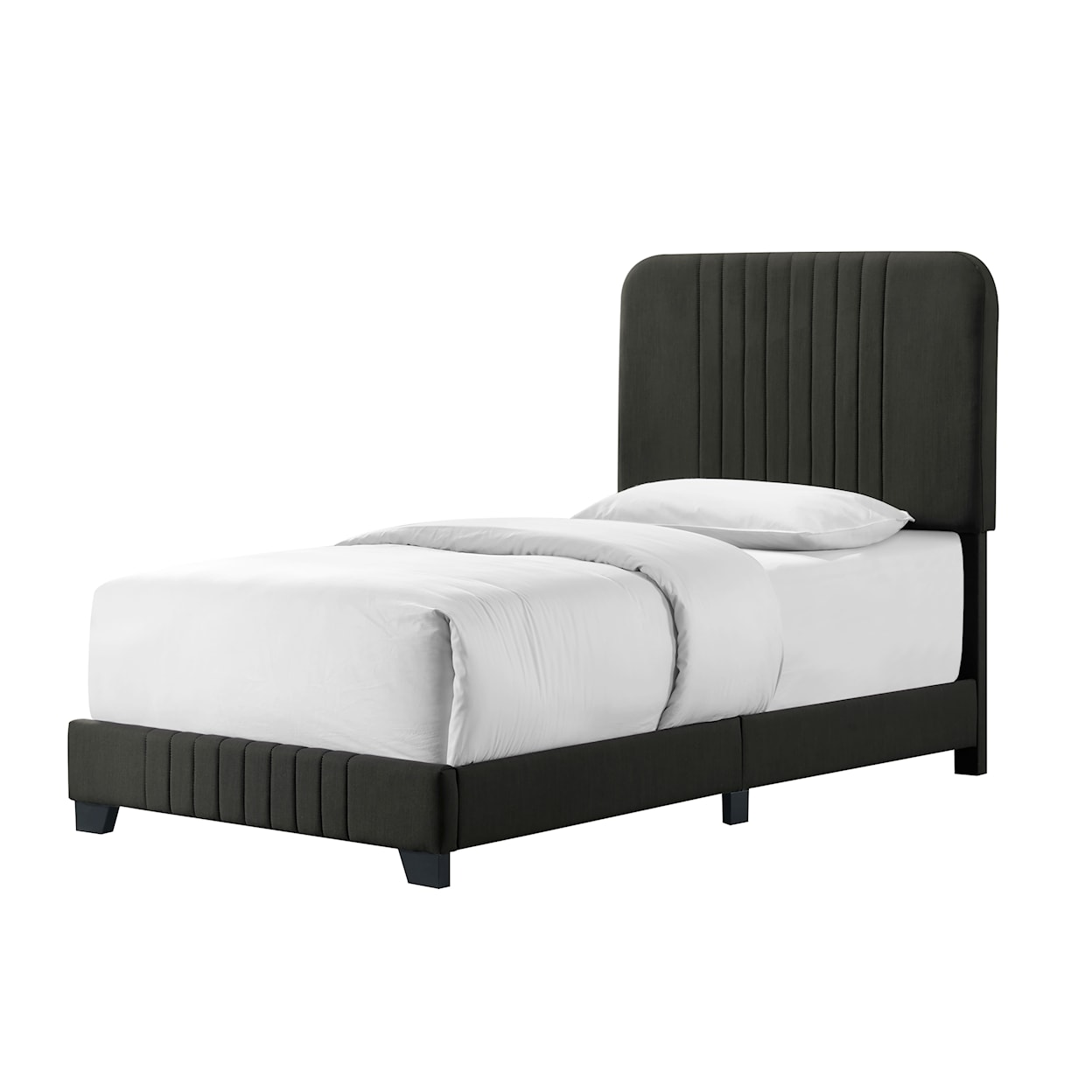 Accentrics Home Fashion Beds Twin Upholstered Bed