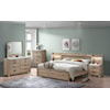 Crown Mark TILSTON Panel Bed - Queen