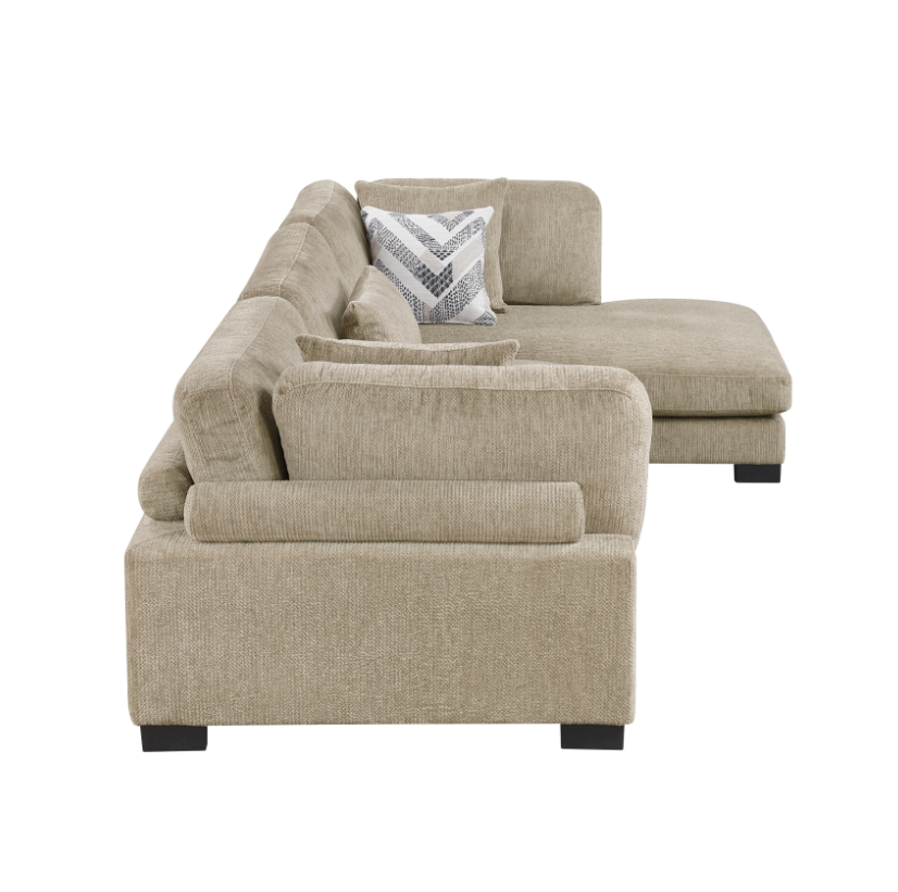 3-Piece Sectional Sofa with Chaise