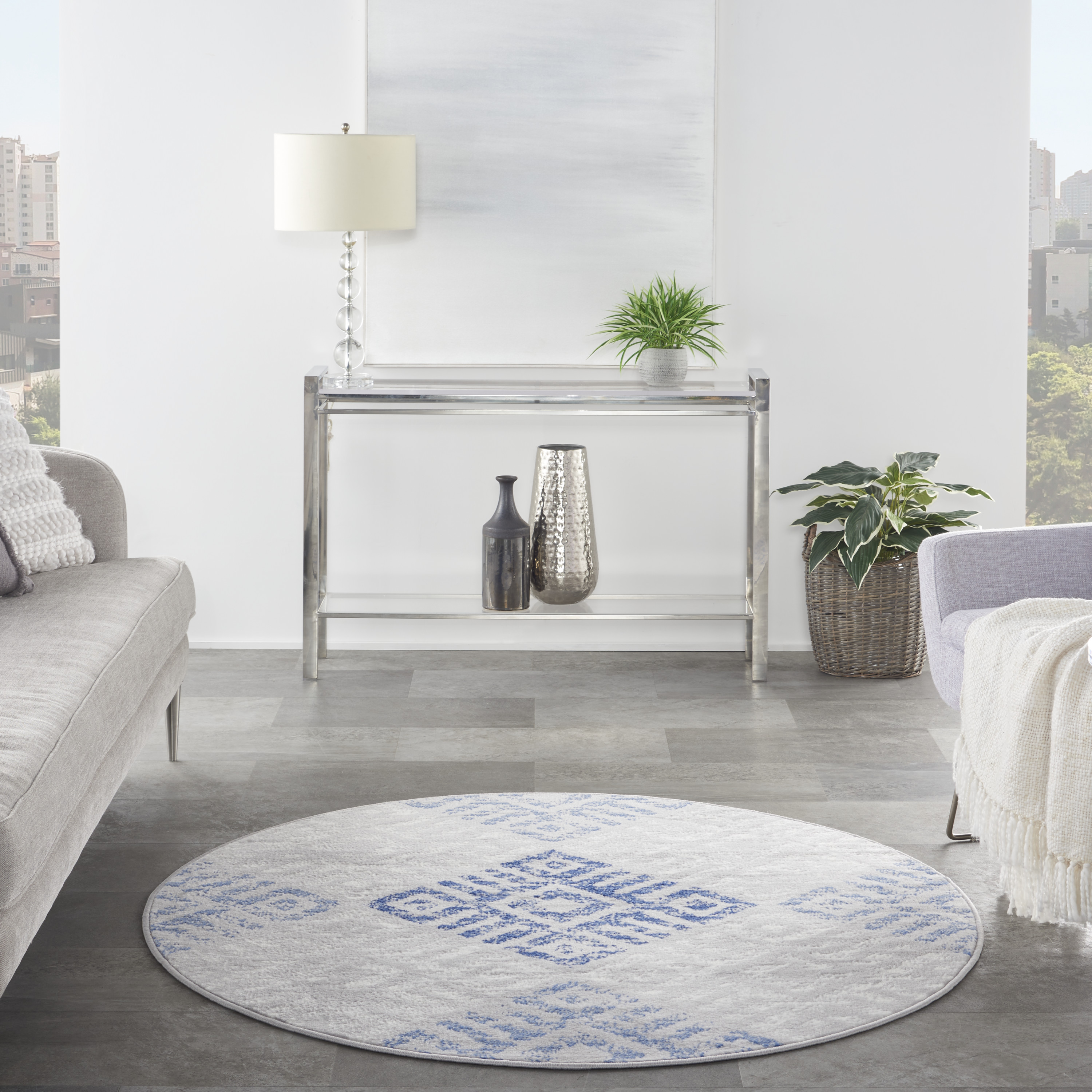 Nourison Whimsicle 5' Round  Rug