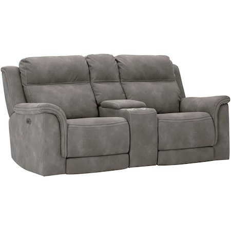 Zero Gravity Pwr Reclining Loveseat with Adj Headrests and Console