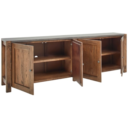 96" TV Console