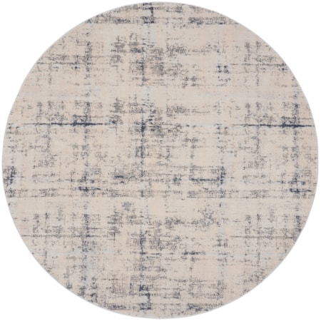 7'10" Round  Rug