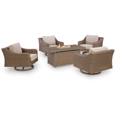 Outdoor Fire Pit Set