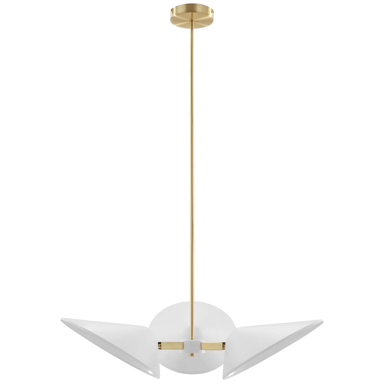 Modway Journey 3-Light 3" Arm Pendant