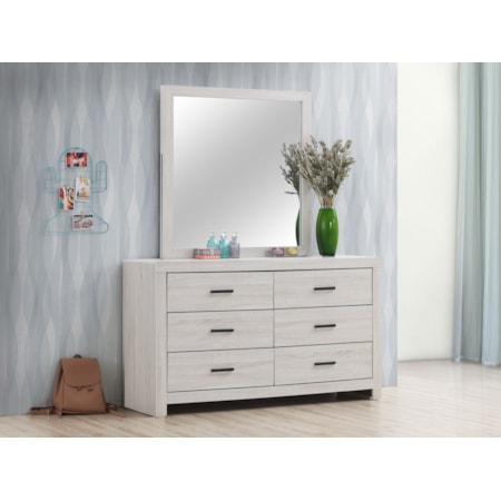 6-drawer Dresser w/ Mirror