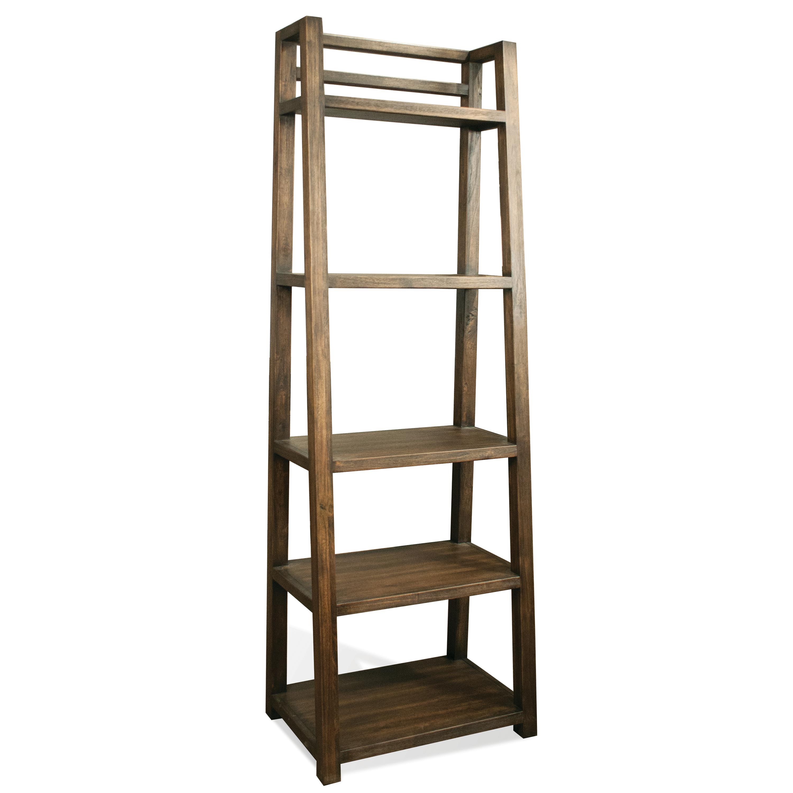 Threshold hot sale leaning bookcase