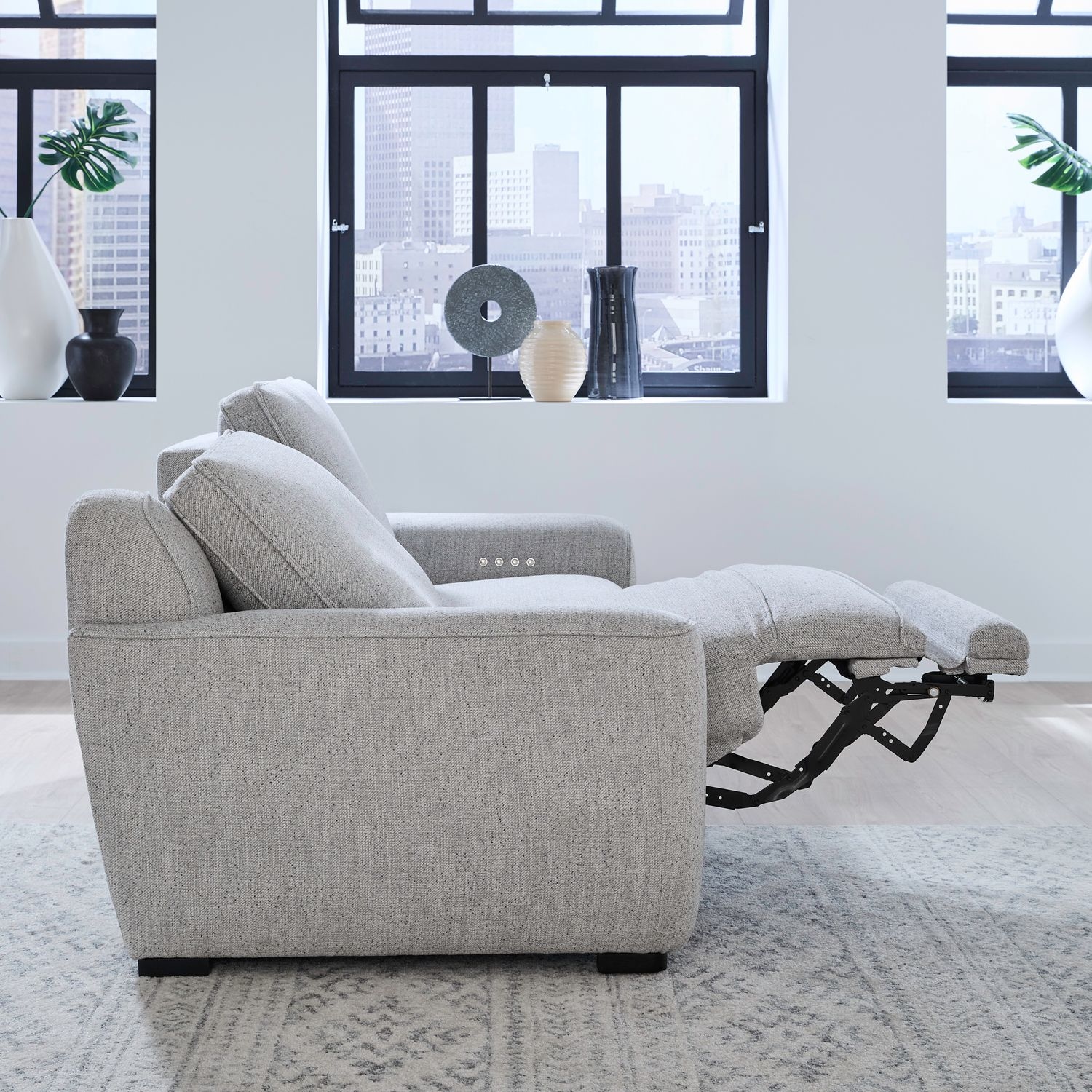 Power Reclining Modular Loveseat