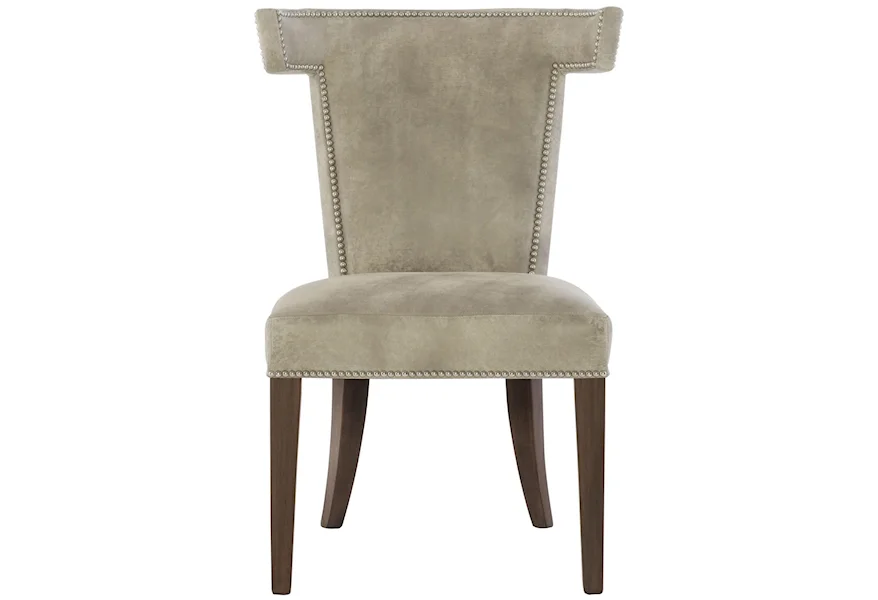 Interiors Remy Leather Dining Side Chair by Bernhardt at Baer's Furniture