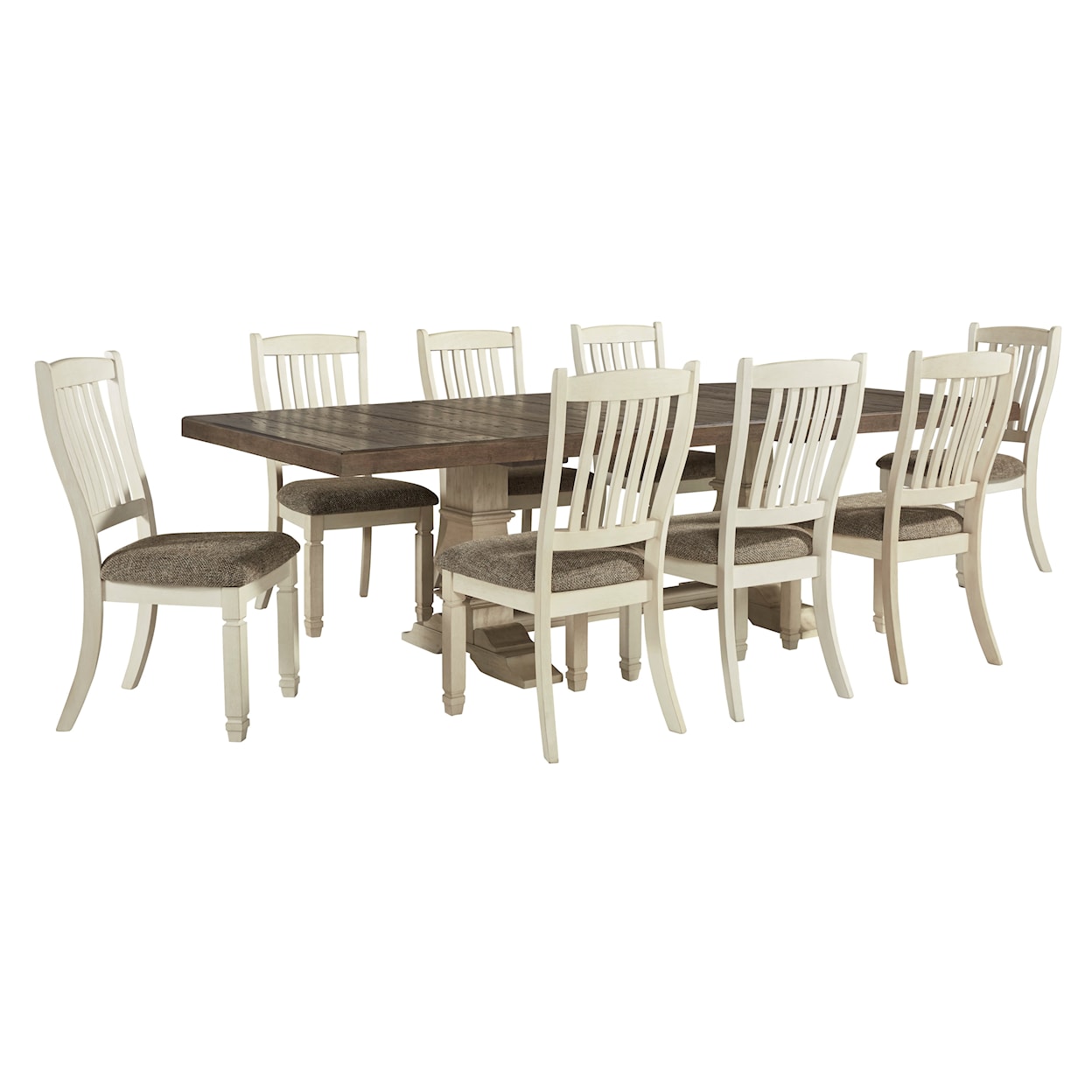 Signature Design by Ashley Furniture Bolanburg 9-Piece Dining Set