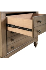 Liberty Furniture Americana Farmhouse Transitional 5-Drawer Lateral File Cabinet