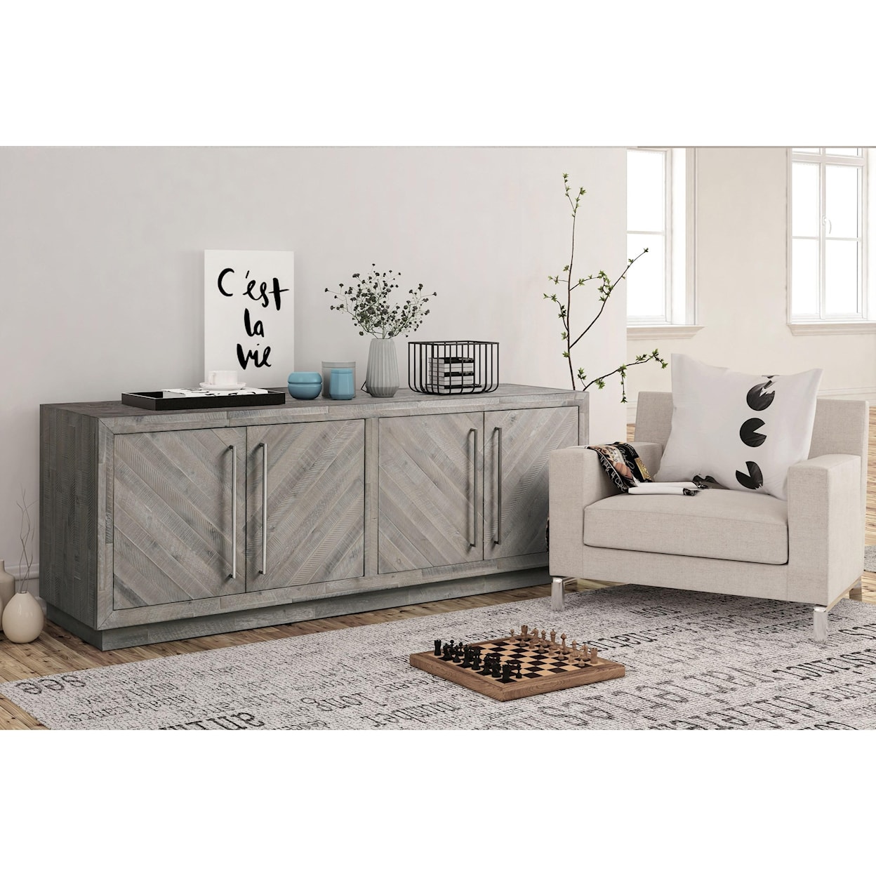 Modus International Alexandra 74" Media Console