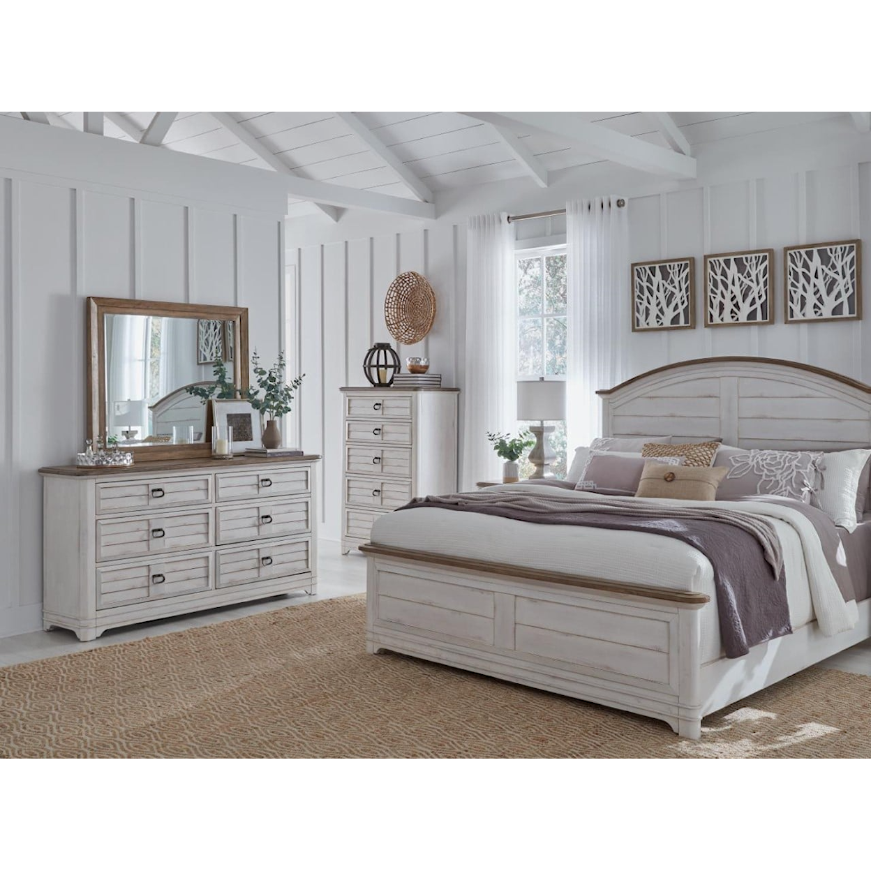 American Woodcrafters Meadowbrook Queen Bedroom Set