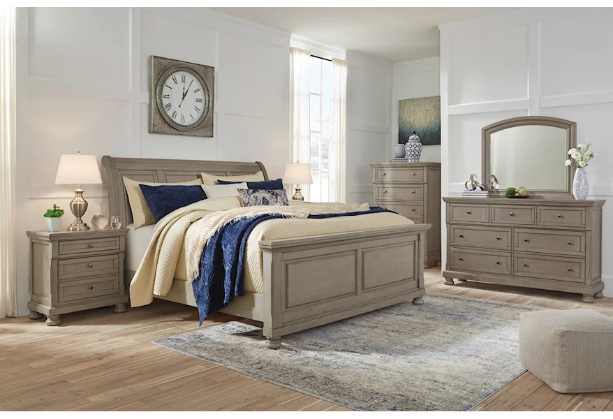 Lettner King Bedroom Set by Signature Design by Ashley at Sam Levitz Furniture