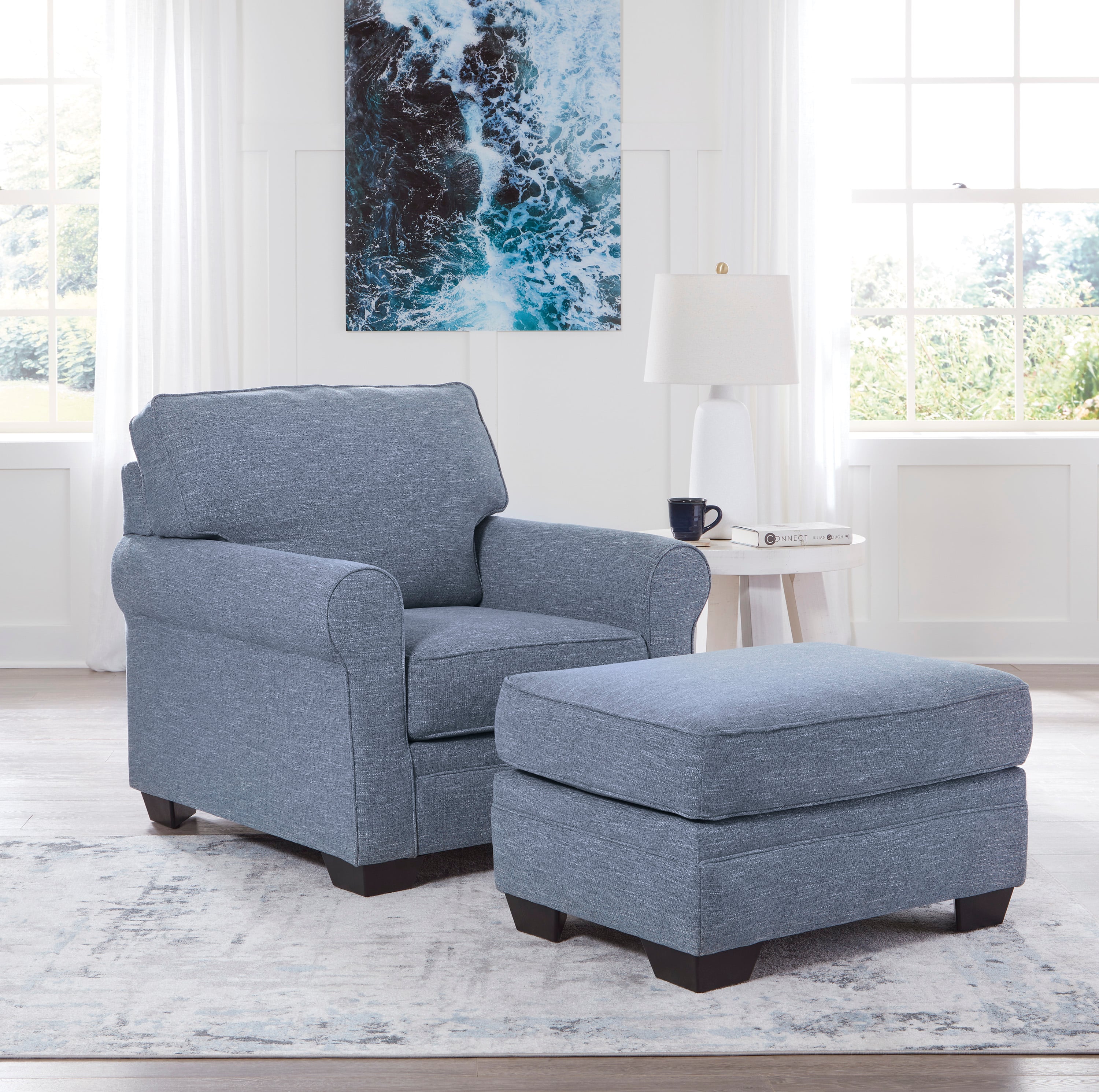 Benchcraft Carissa Manor Chair &amp; Ottoman