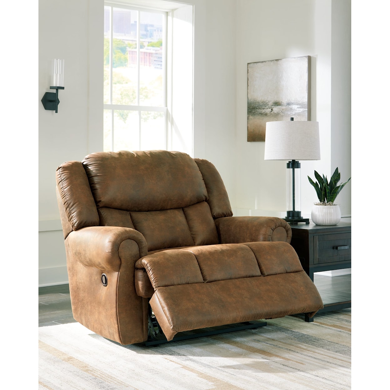 Ashley Signature Design Boothbay Wide Seat Recliner