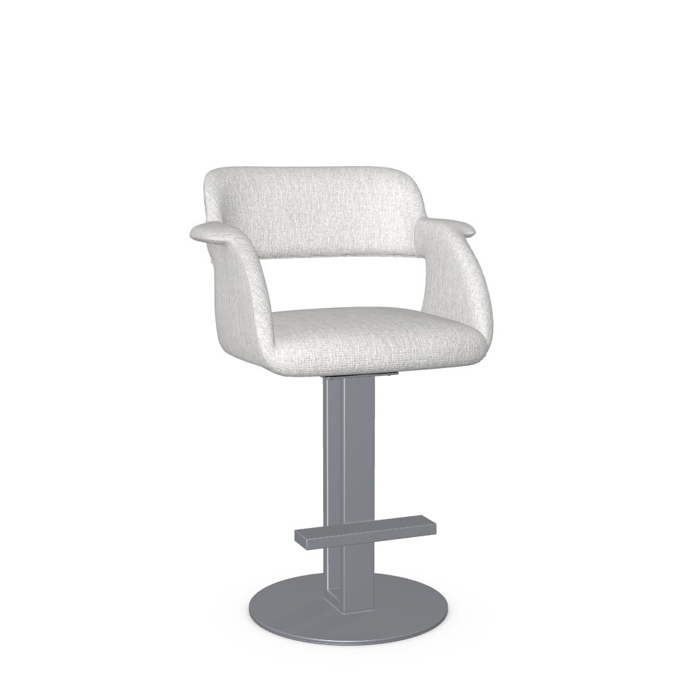 Upholstered Counter Height Swivel Stool