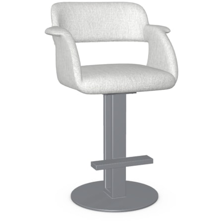 Upholstered Counter Height Swivel Stool