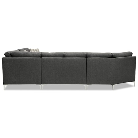 5-Seat Sectional Sofa w/ LAF Cuddler