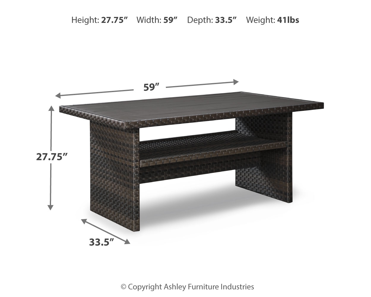 Rect Multi-Use Table