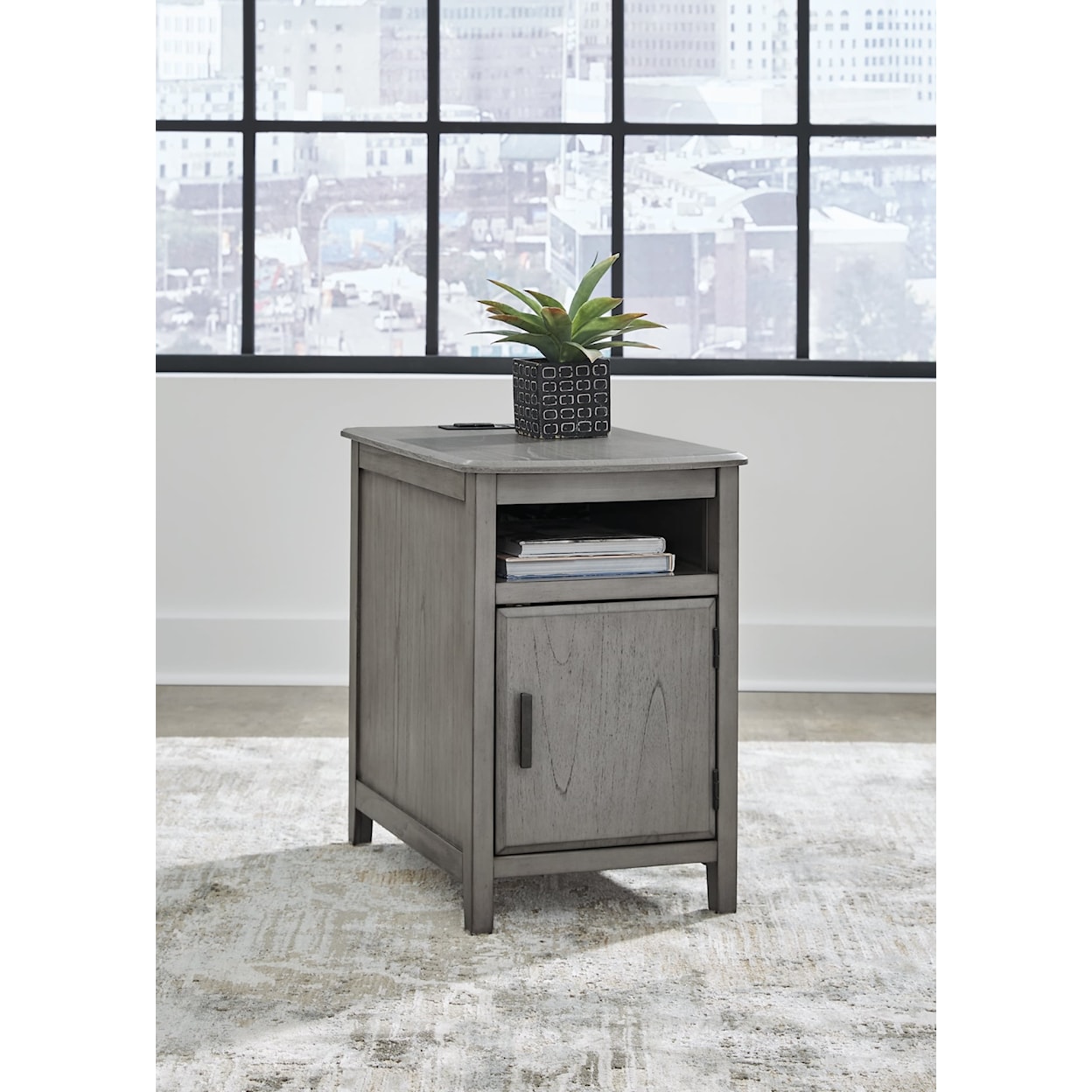 Signature Design by Ashley Furniture Devonsted Chair Side End Table
