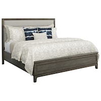 Casual Ross King Upholstered Panel Bed