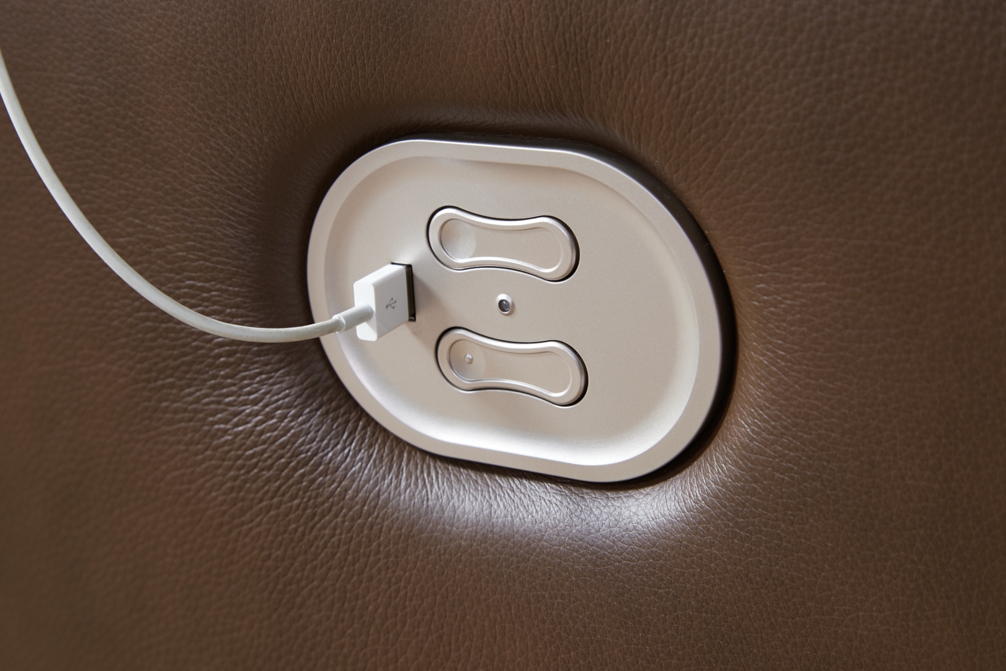 Signature Design by Ashley VonRyan Pwr Rec Sofa with Adj Headrests