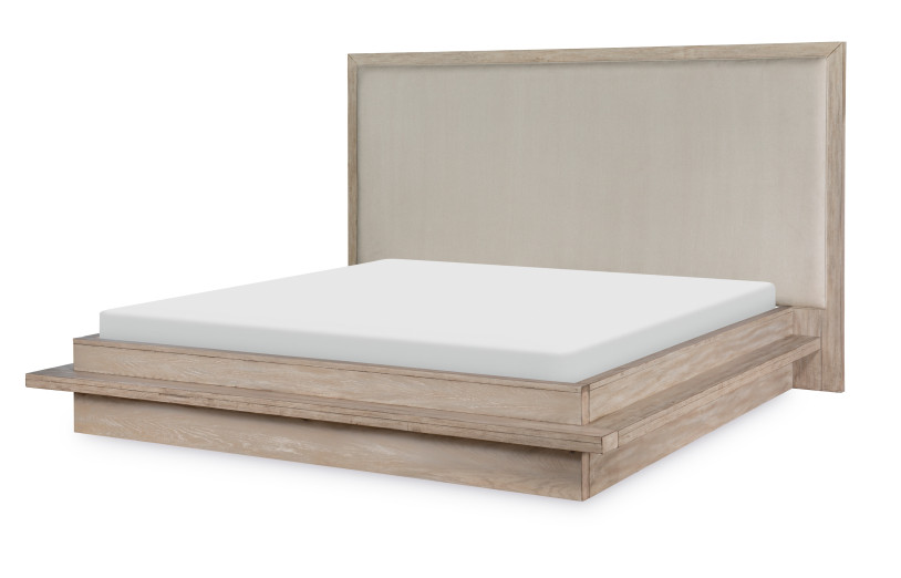 Seabrooks queen upholstered low deals profile platform bed