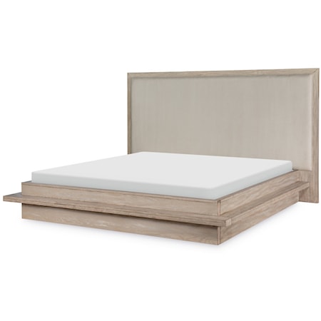 Contemporary King Upholstered Bed