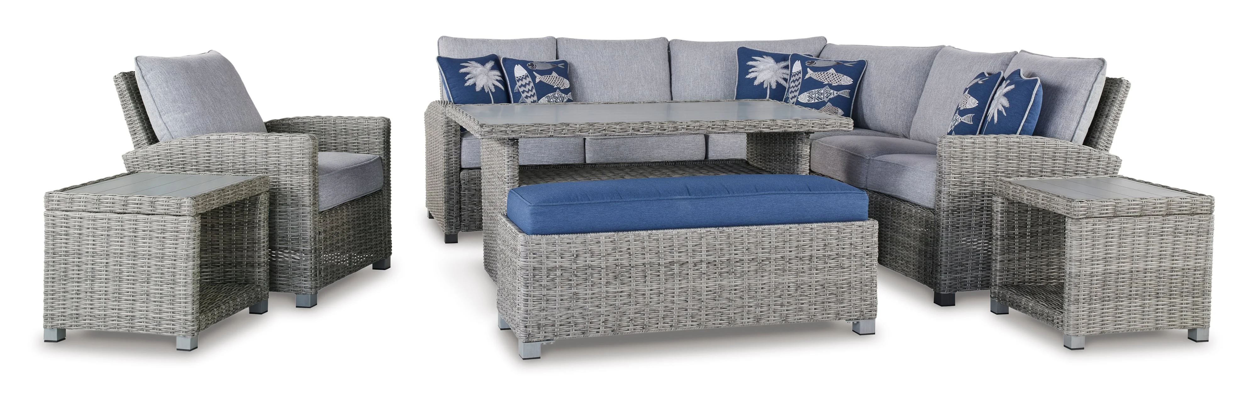 Naples Beach Outdoor Set Furniture and More Outdoor Conversation Chat Set