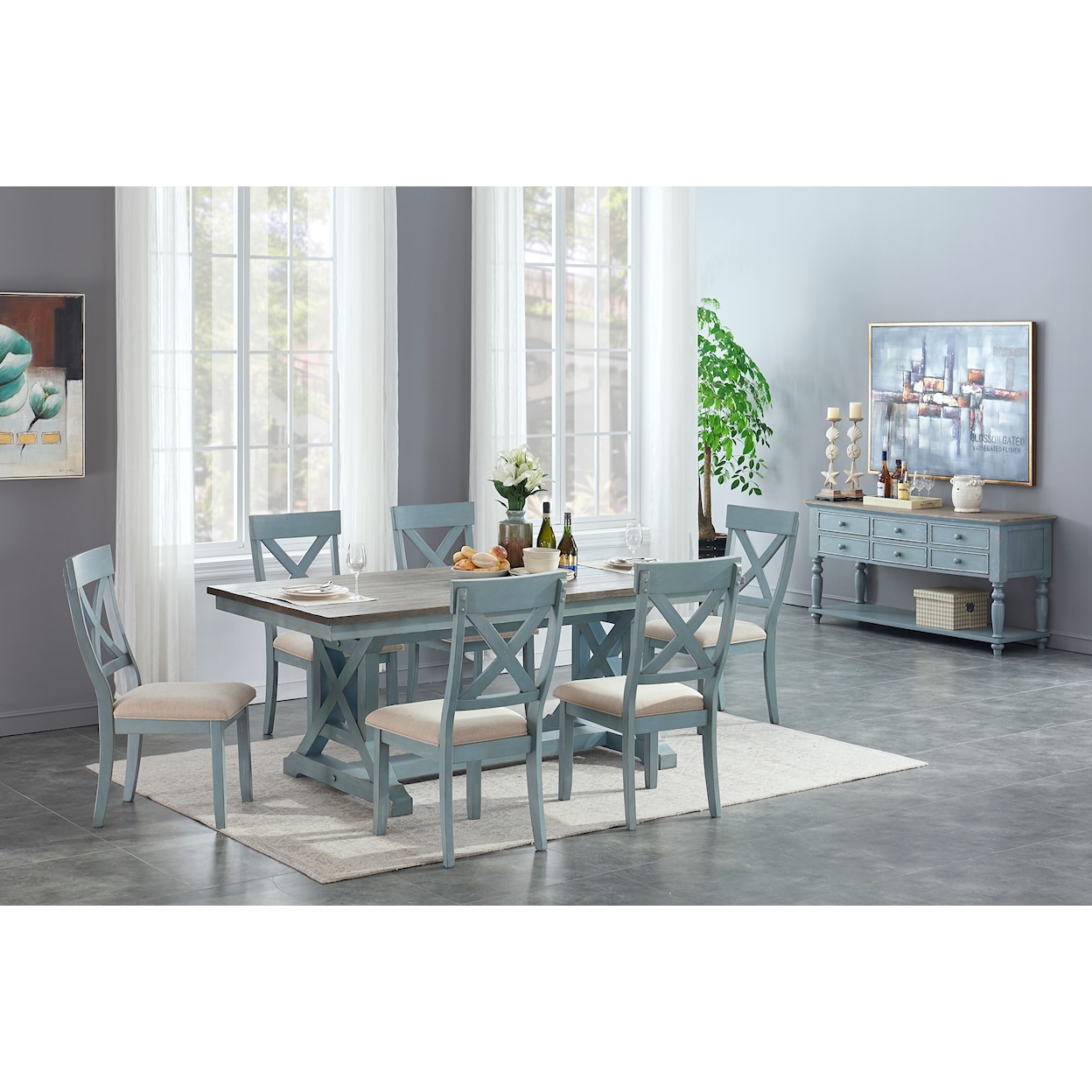 Coast2Coast Home Bar Harbor Dining Table